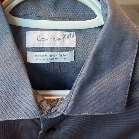 Calvin Klein Other - Calvin Klein Slate Grey Mens Dress Shirt - M 15  32/33